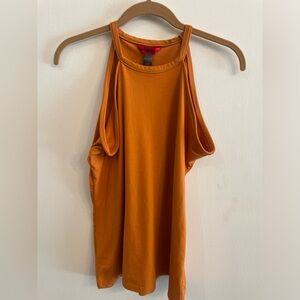 Hot Kiss Burnt Orange Halter Top XL BUTTERY SOFT